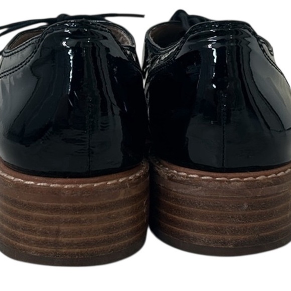 Louise Et Cie Gold Tip Patent Leather Lo-Franny Oxfords Size 9.5 - Picture 6 of 10